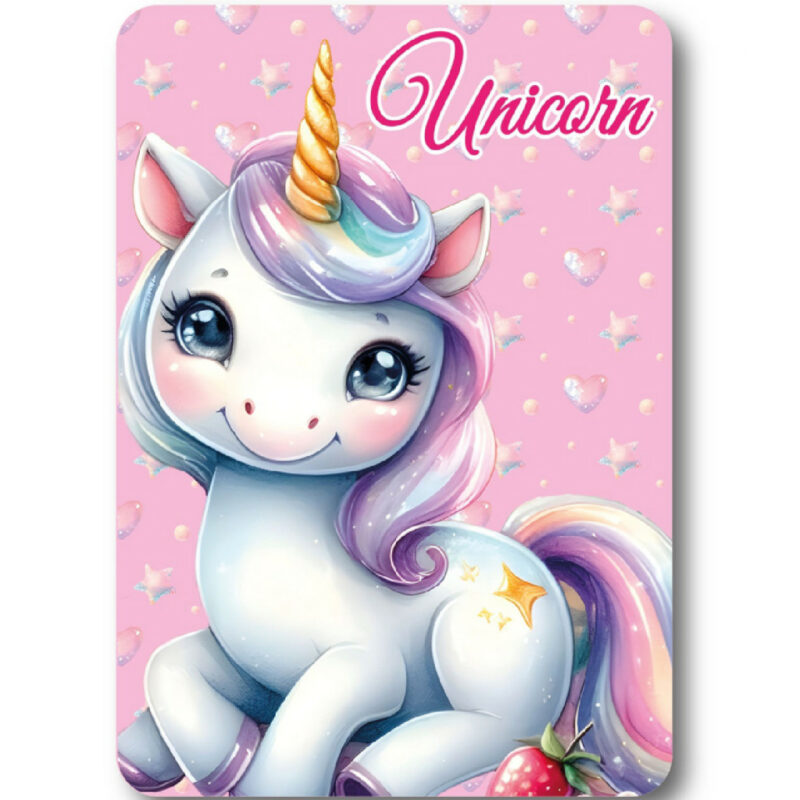 Starlight Κουβέρτα Polar Fleece με Σχέδιο Μονόκερο 100×140 cm 5886535
