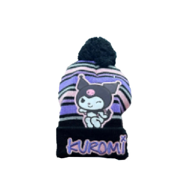 Hello Kitty Kuromi μαύρο παιδικό σκουφάκι 5886669