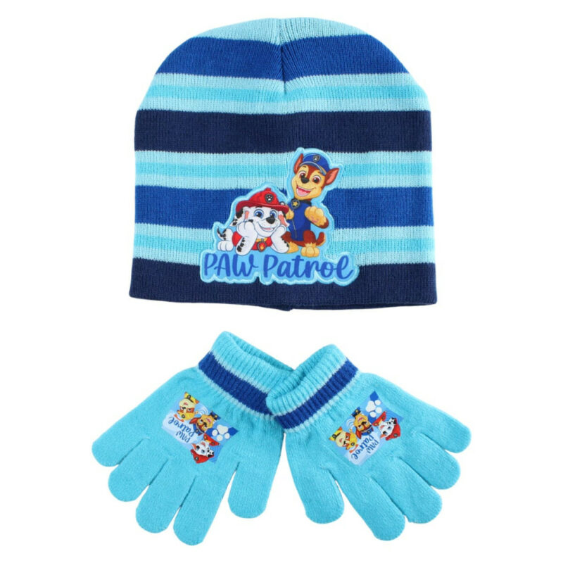 Paw Patrol Team Winter παιδικό σετ σκουφάκι και γάντια 5886680