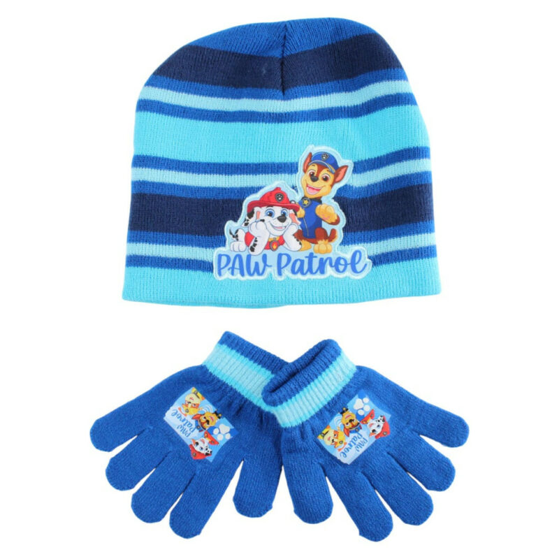 Paw Patrol Ready Winter παιδικό σετ σκουφάκι και γάντια 5886678