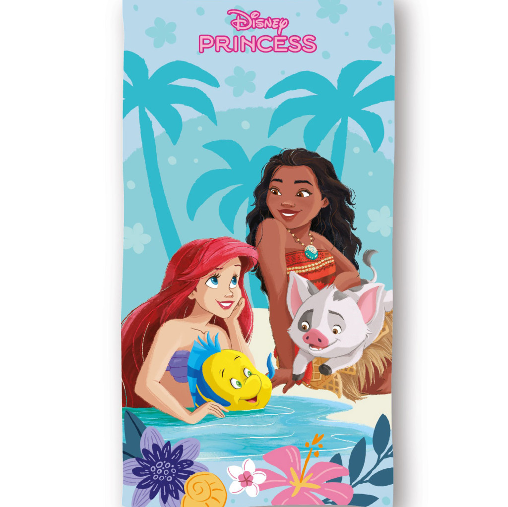 Disney Princess Beachside Πετσέτα Μπάνιου & Θαλάσσης (Fast Dry) 100% microfiber 70×140 cm