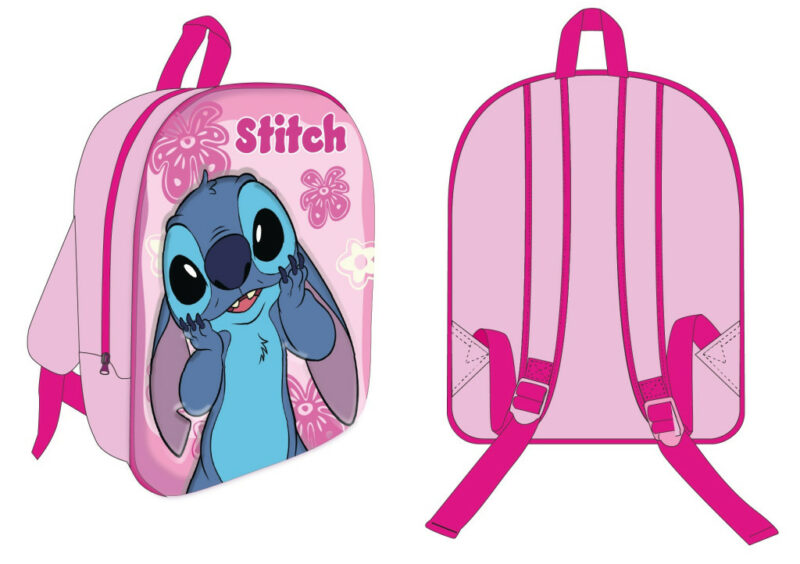 Disney Lilo & Stitch Cute 3D Παιδικό Σακίδιο Πλάτης με 1 Θήκη 30×26×10 cm 5905328