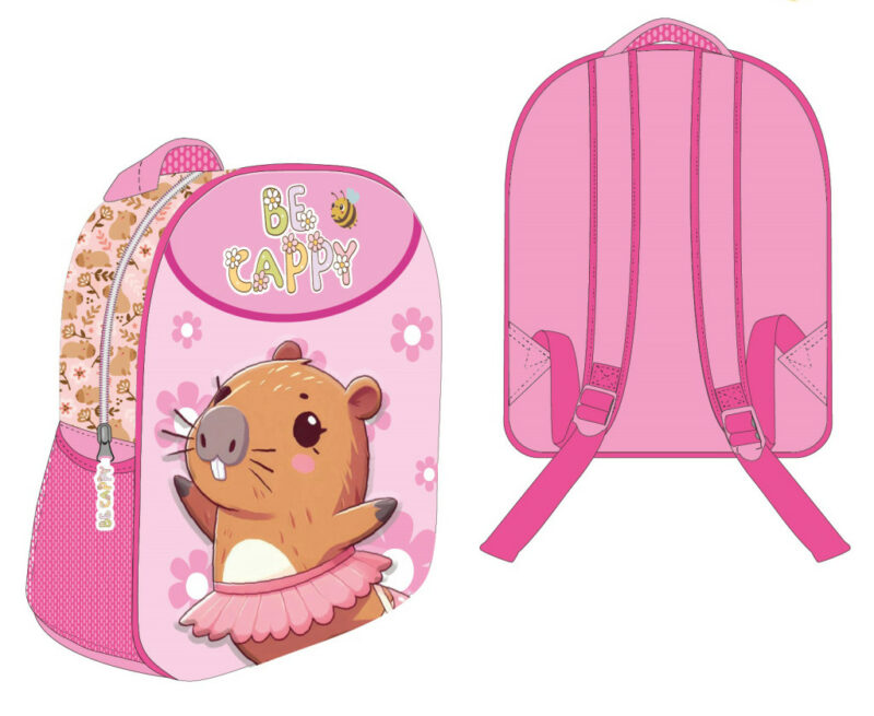 Capybara Dancing 3D Παιδικό Σακίδιο Πλάτης με 1 Θήκη 30×26×10 cm 5905419