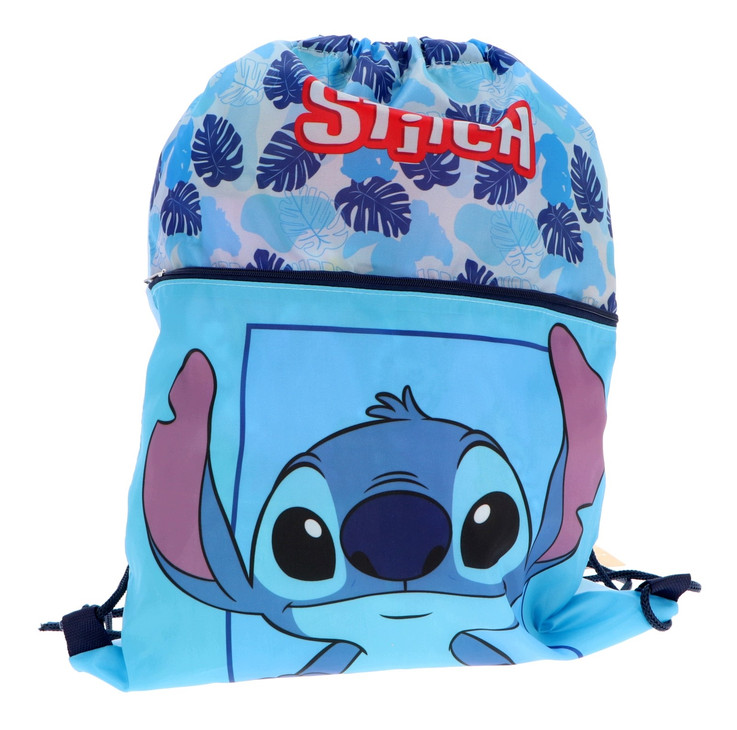 Disney Lilo & Stitch Peeping Deluxe Παιδικό Αθλητικό Σακίδιο Πλάτης με Κορδόνια 45×34 5905202