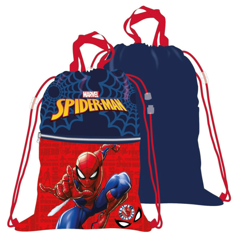 Spiderman Crime Fighter Deluxe Παιδικό Αθλητικό Σακίδιο Πλάτης με Κορδόνια 45×34 5905208