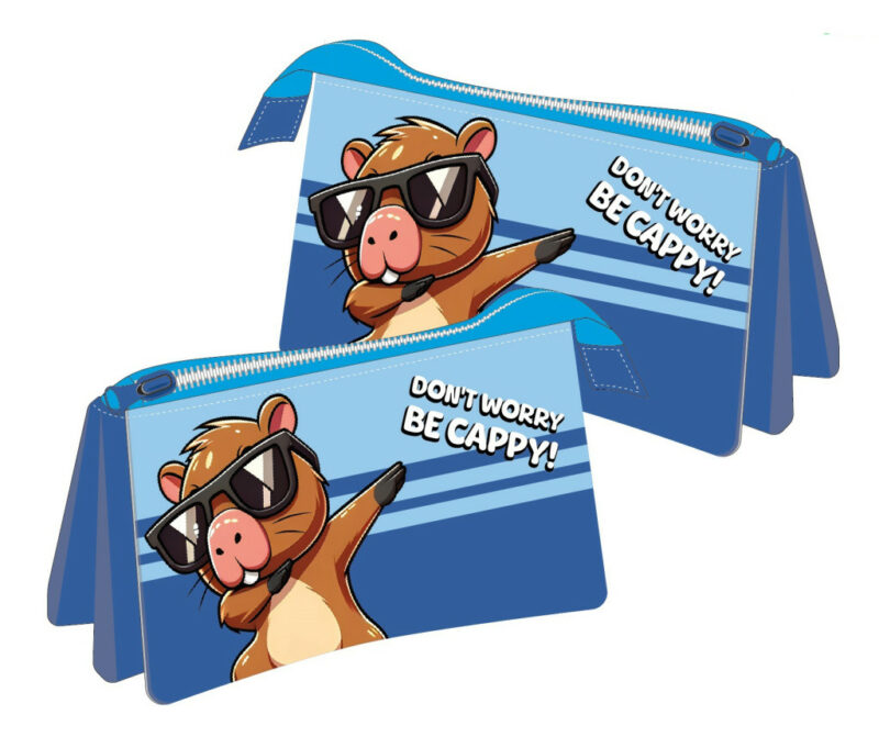 Capybara Be Cappy Παιδική Κασετίνα με 3 Θήκες 22×12 cm 5905212
