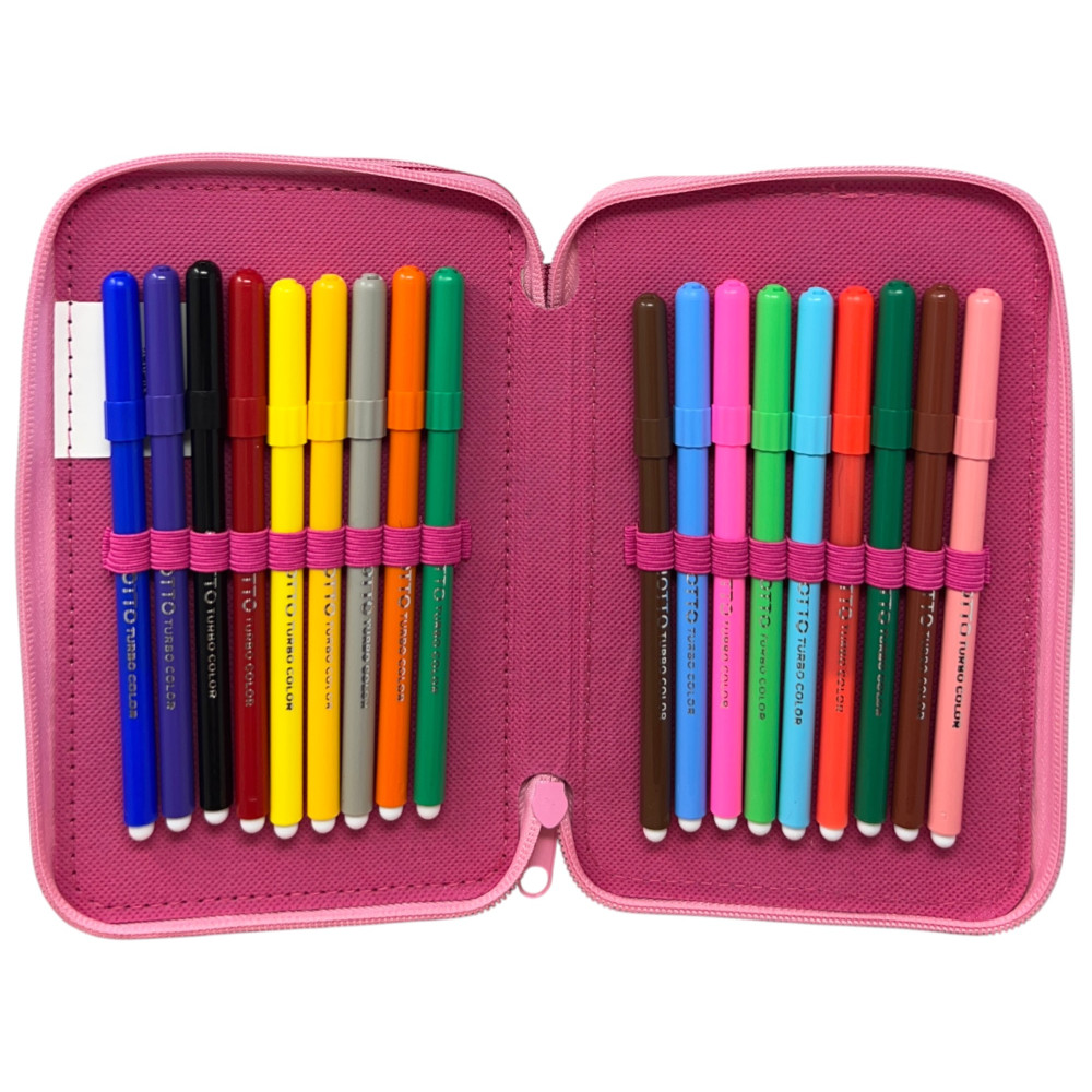 Disney Princess Fairy Tale Γεμάτη Τριώροφη Κασετίνα 45 Τεμαχίων 13×20×6 εκ. - Image 5