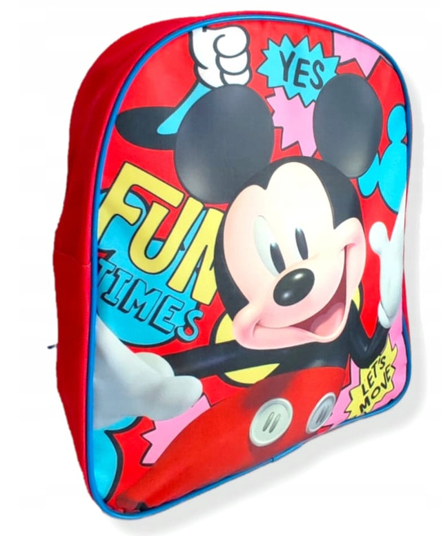 Disney Mickey Let’s Move Παιδικό Σακίδιο Πλάτης με 1 Θήκη 30×26×10 cm 5905341
