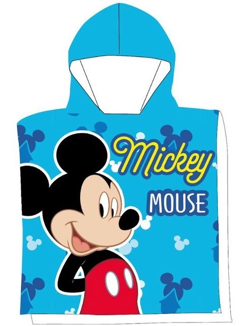 Disney Mickey Play Splash Πετσέτα θαλάσσης πόντσο 50×100 cm (Fast Dry) Γαλάζιο