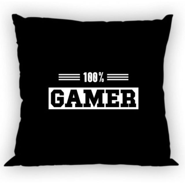 Gamer Black Μαξιλαροθήκη Διακοσμητική για παιδικό δωμάτιο 40×40 cm 5897171
