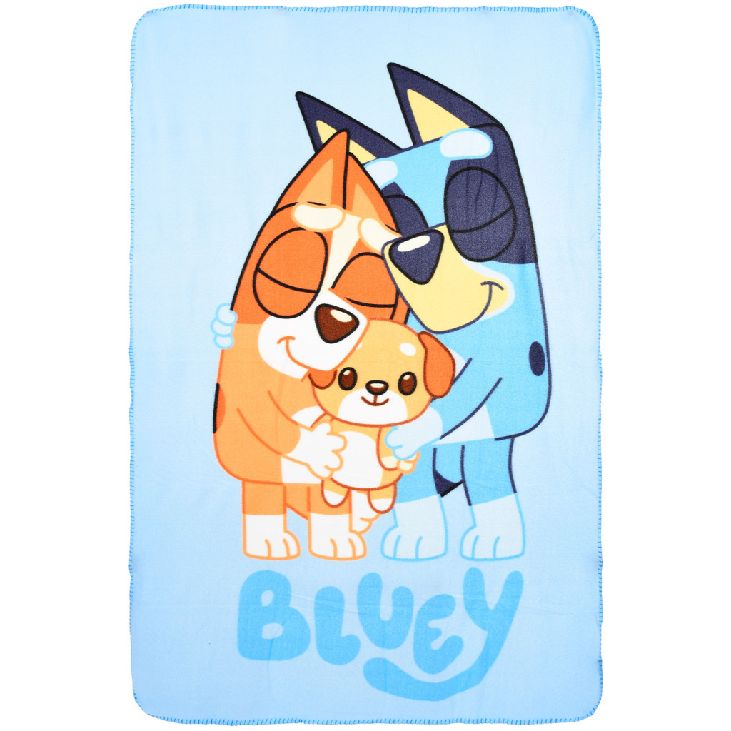 Bluey Snuggle Time Παιδική Κουβέρτα Fleece 100x150cm Μπ