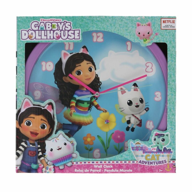 Ρολόι τοίχου Gabby’s Dollhouse 6084445