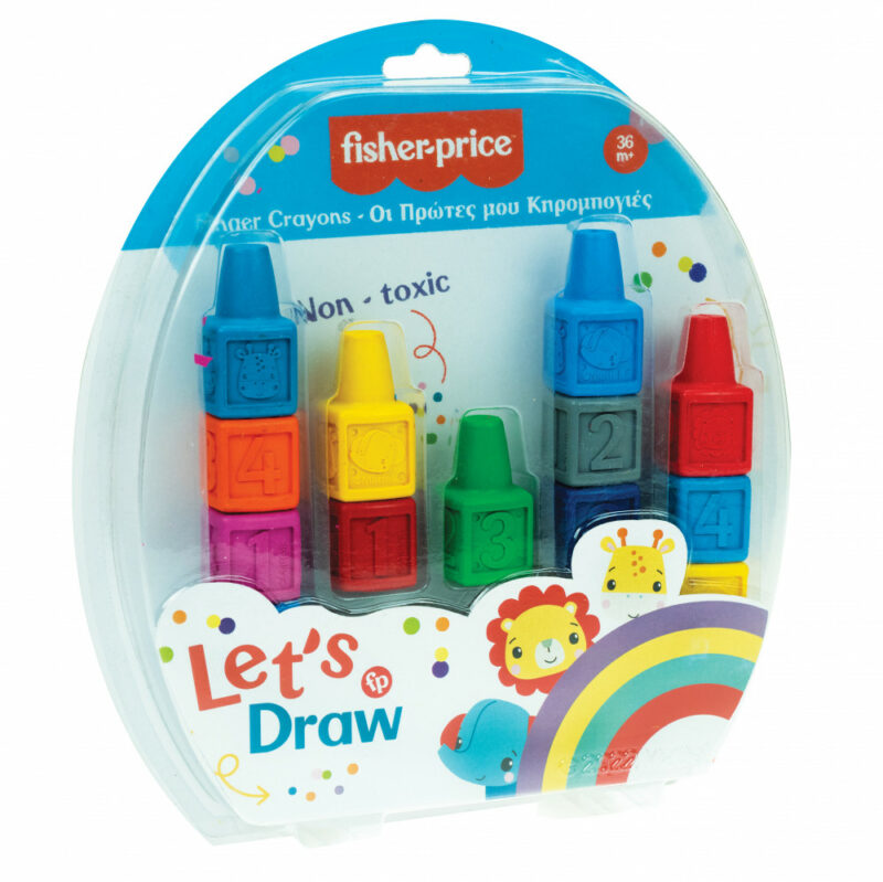 Fisher-Price Let’s Draw Σετ Κηρομπογιών 13 Τεμαχίων 5894657