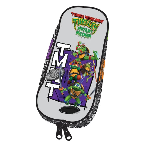 Teenage Mutant Ninja Turtles TMNT Παιδική Κασετίνα με 2 Θήκες 26×6×10 cm 5872306