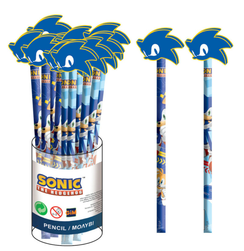 Sonic the Hedgehog Rush Sonic the Hedgehog HB graphite Σετ Μολυβιών Γραφίτη 5896949