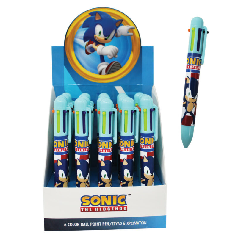Sonic the Hedgehog Ring Πολύχρωμο Στυλό 14×1 5903956