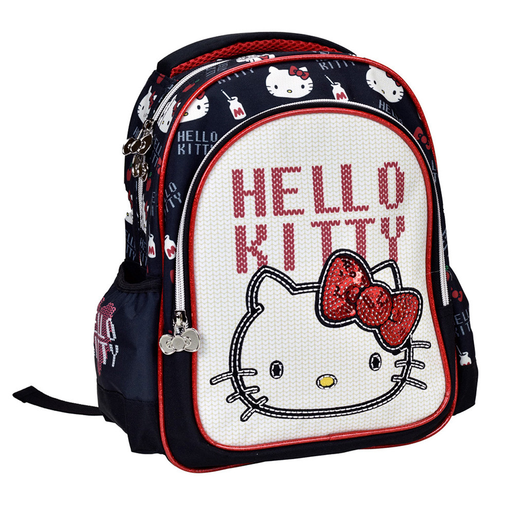 Hello Kitty Heart Παιδικό Σακίδιο Πλάτης με 2 Θήκες 31×24×12 cm