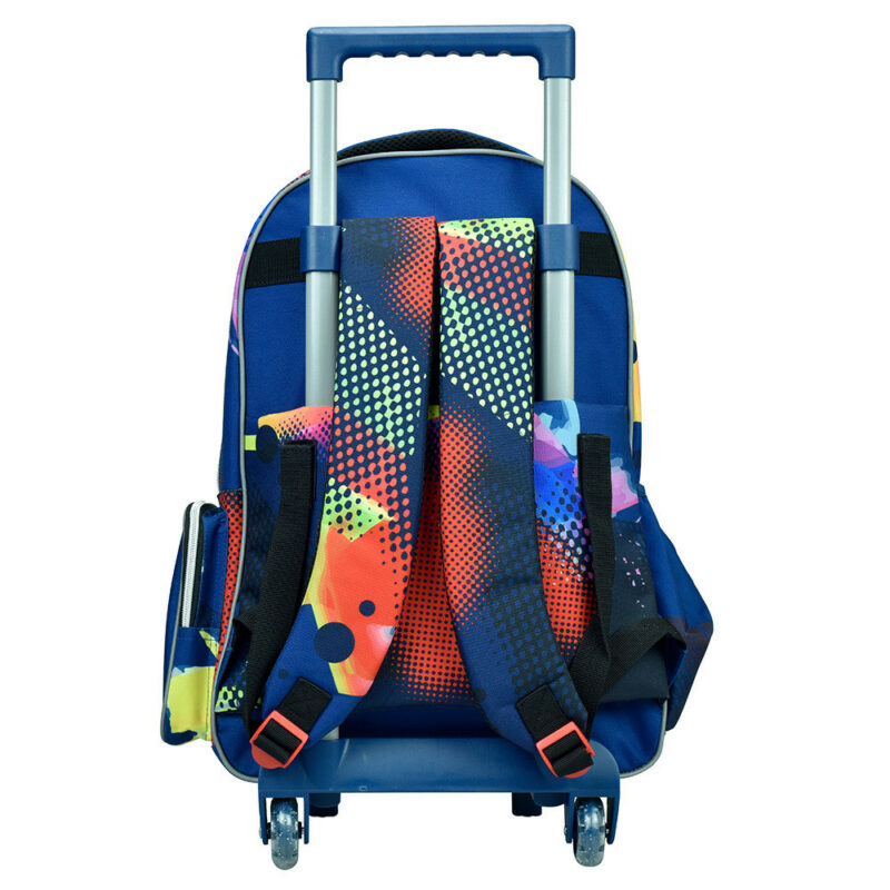 Spiderman Splotch Σχολική Τσάντα Πλάτης Τρόλεϊ με 3 Θήκες 46×35×20 cm 5873458