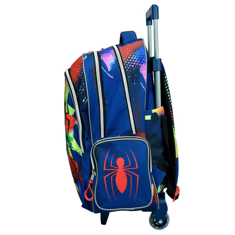 Spiderman Splotch Σχολική Τσάντα Πλάτης Τρόλεϊ με 3 Θήκες 46×35×20 cm 5873459