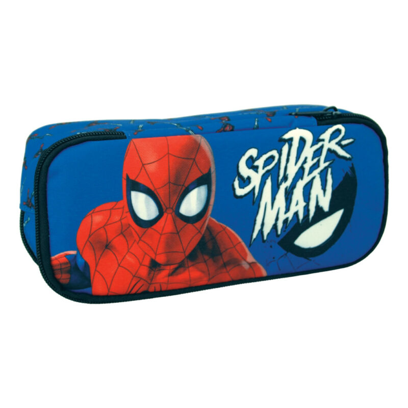 Spiderman Evergreen Παιδική Κασετίνα με 2 Θήκες 26×6×10 cm 5927228