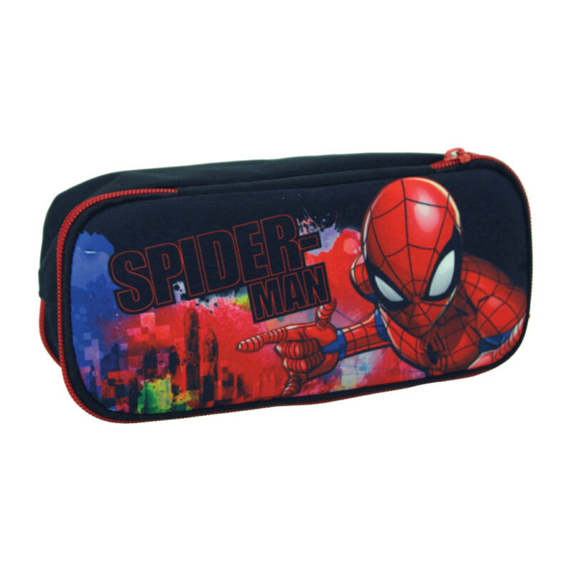 Spiderman Global Παιδική Κασετίνα με 2 Θήκες 26×6×10 cm 5927232