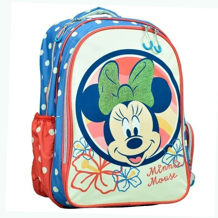 Disney Minnie Boho Σχολική Τσάντα Πλάτης με 3 Θήκες 43×30×17 cm 5873261