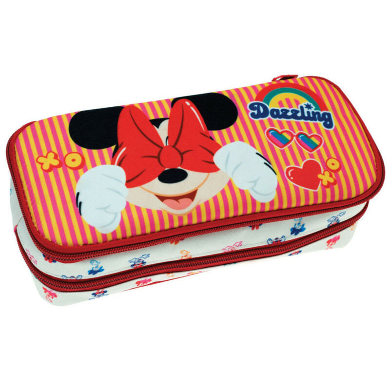 Disney Minnie Wink Παιδική Κασετίνα με 2 Θήκες 26×6×10 cm 5872242