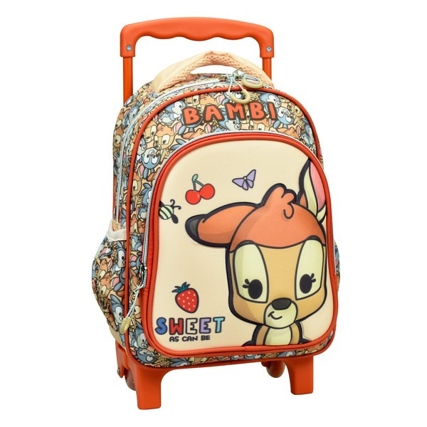 Disney Bambi Sweet Παιδικό Σακίδιο Πλάτης Τρόλεϊ Νηπιαγωγείου 30×25×15 cm 5873346