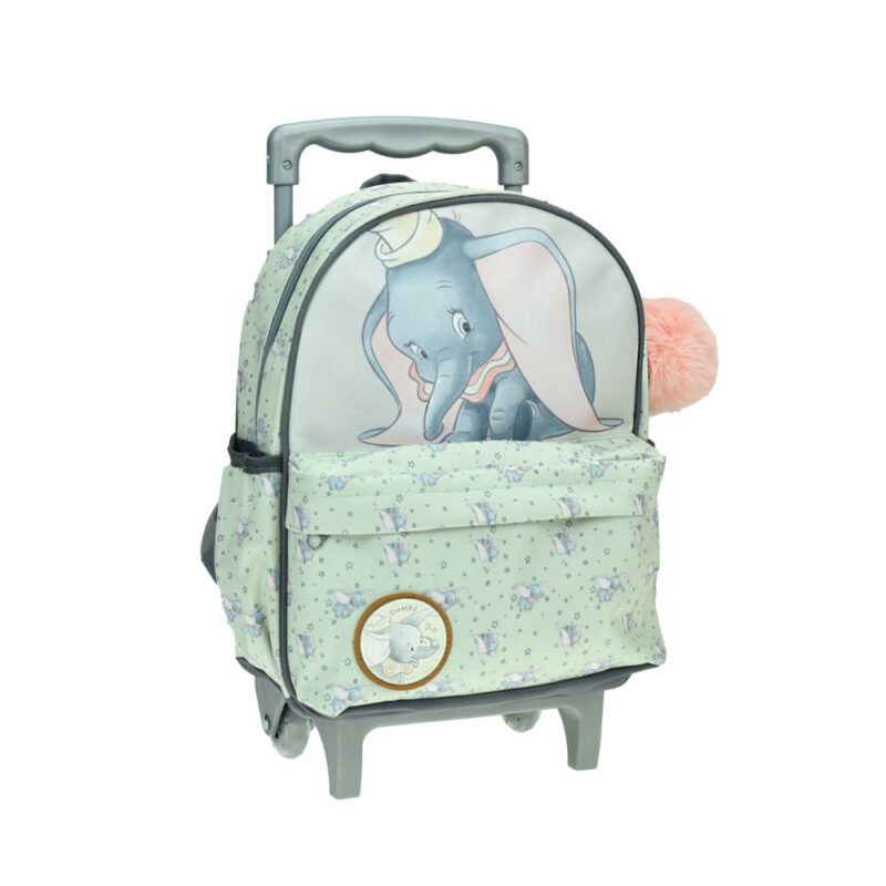 Disney Dumbo Fly Disney Dumbo Παιδικό Σακίδιο Πλάτης Τρόλεϊ Νηπιαγωγείου με 2 Θήκες 30×25×15 cm 5873362