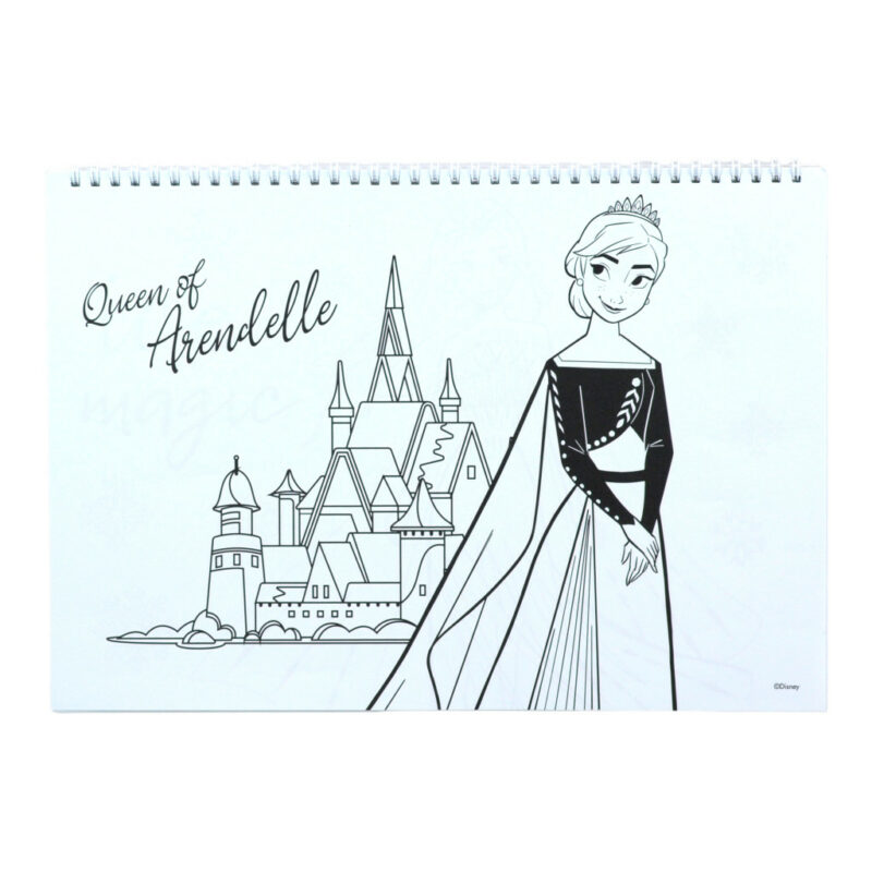 Disney Frozen Heart A4 Σπιράλ Μπλοκ Ζωγραφικής 40 Σελίδες με Αυτοκόλλητα 5885789