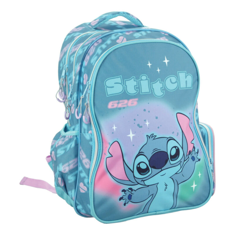 Disney Lilo & Stitch Brush It Out Σχολική Τσάντα Πλάτης με 3 Θήκες 42×30×15 cm 5894526