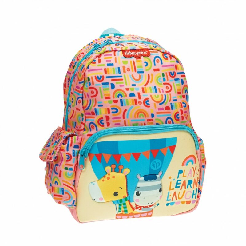 Fisher-Price Animals Παιδικό Σακίδιο Πλάτης με 2 Θήκες 30×25×15 cm 5873417