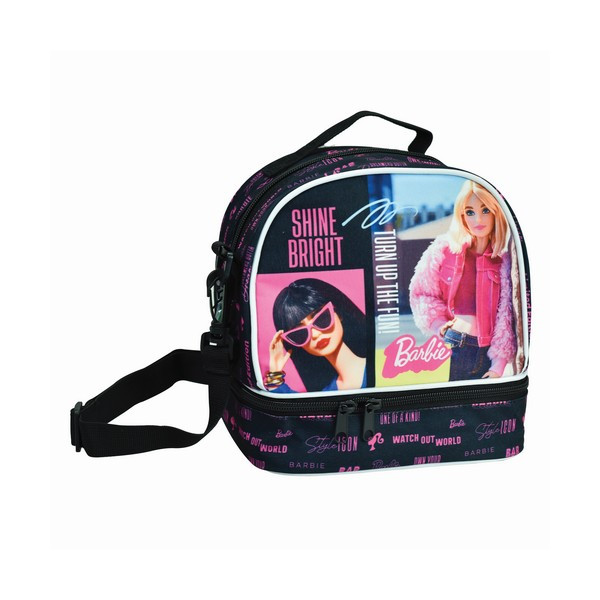 Barbie Shine Bright Ισοθερμική Τσάντα Φαγητού με 2 Θήκες 20×15×21 cm 5884280
