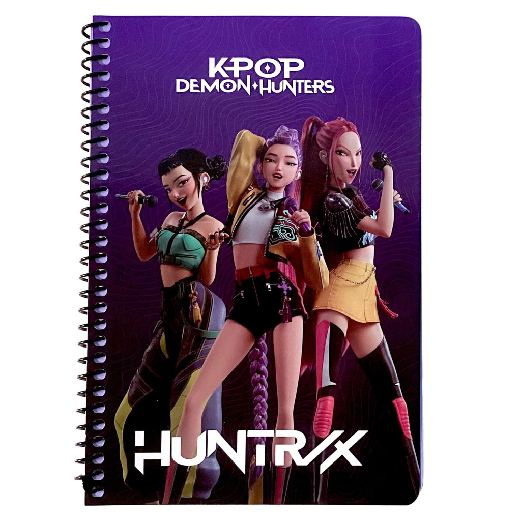 K-pop Demon Hunters Singer Trio Τετράδιο Σπιράλ με Γραμμές B5 70 Φύλλων
