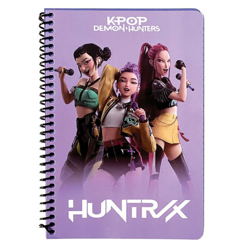 K-pop Demon Hunters Singers Τετράδιο Σπιράλ με Γραμμές B5 105 Φύλλων 5905748