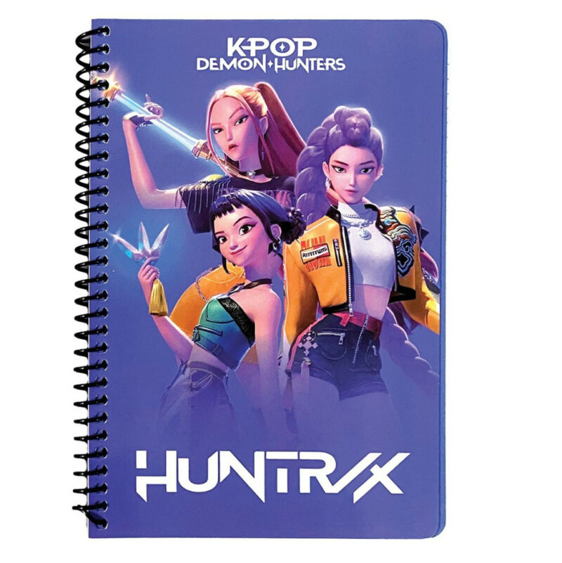 K-pop Demon Hunters Warriors Τετράδιο Σπιράλ με Γραμμές B5 105 Φύλλων 5905758