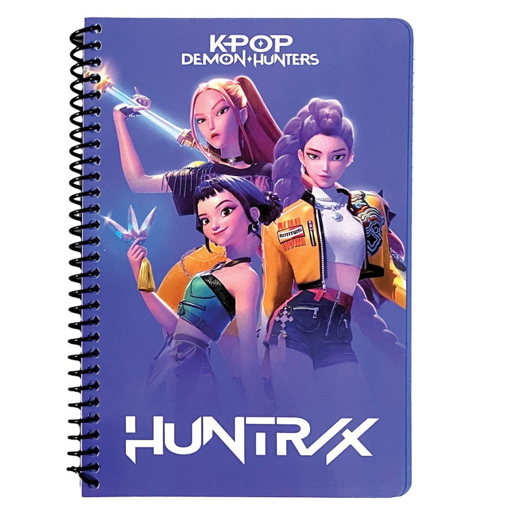 K-pop Demon Hunters Warriors Τετράδιο Σπιράλ με Γραμμές B5 105 Φύλλων