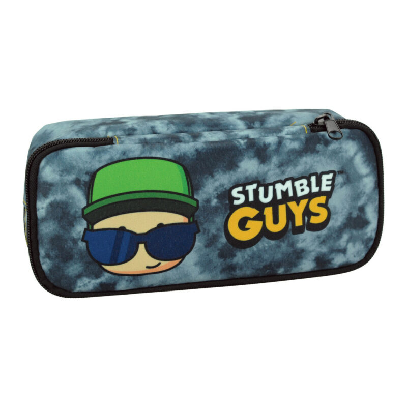Stumble Guys Hat Παιδική Κασετίνα με 2 Θήκες 26×6×10 cm 5894629