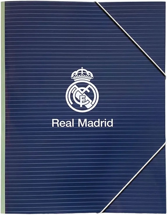 Real Madrid Blue Πλαστικός Φάκελος με Λάστιχο A/4 5904901