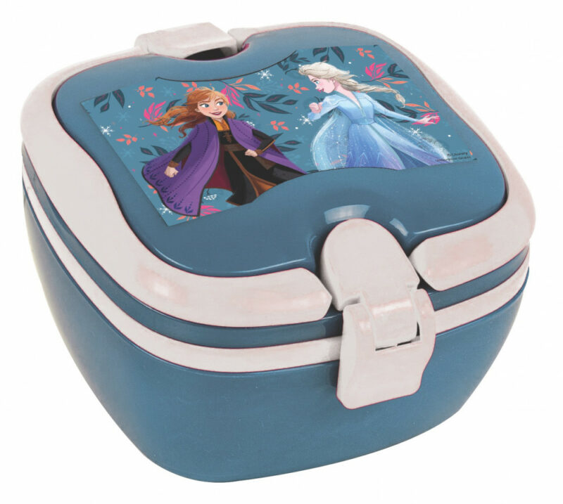 Disney Frozen Explore microwavable Παιδικό Φαγητοδοχείο 15×15×9 cm Χωρίς BPA 5873172