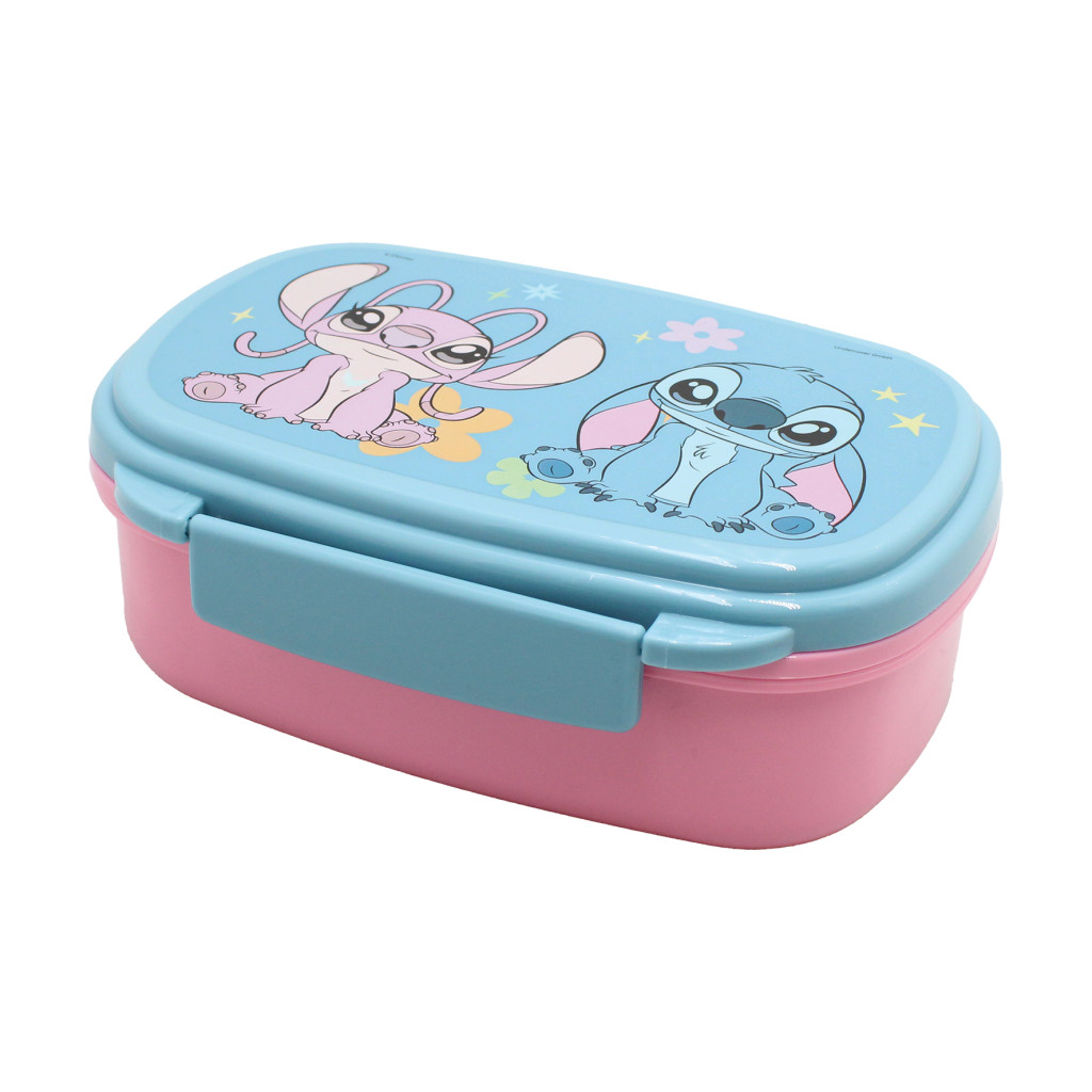 Disney Lilo & Stitch Alien 626 Σετ Φαγητοδοχείου και Παιδικών Μαχαιροπίρουνων 18×13×6