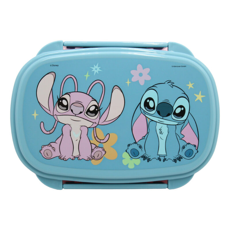 Disney Lilo & Stitch Alien 626 Σετ Φαγητοδοχείου και Παιδικών Μαχαιροπίρουνων 18×13×6 5897572