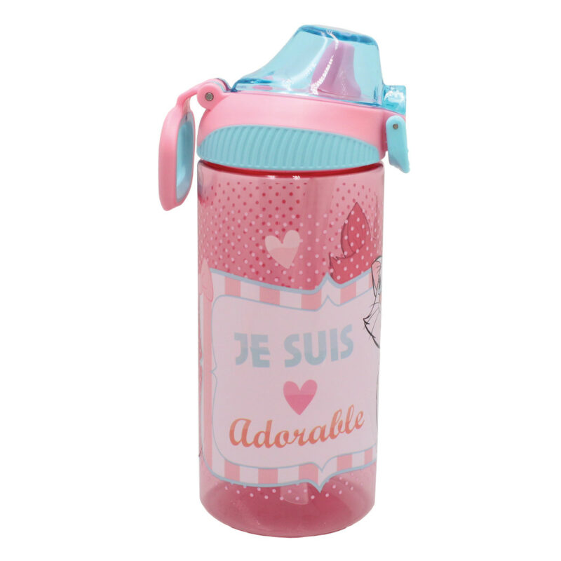 Disney Marie Adorable Πλαστικό Παγούρι με Καλαμάκι 450 ml 5901485