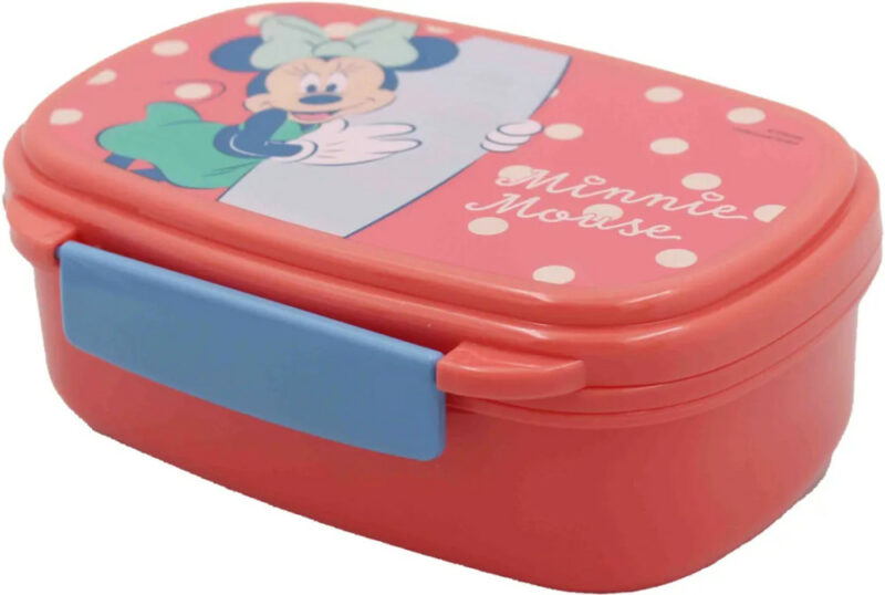 Disney Minnie Summer Σετ Φαγητοδοχείου και Παιδικών Μαχαιροπίρουνων 18×12×6 cm 5881309