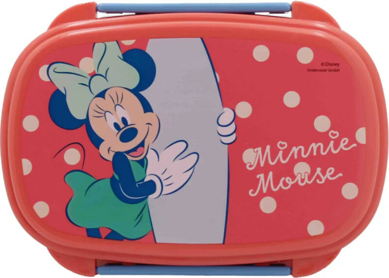 Disney Minnie Summer Σετ Φαγητοδοχείου και Παιδικών Μαχαιροπίρουνων 18×12×6 cm 5881310