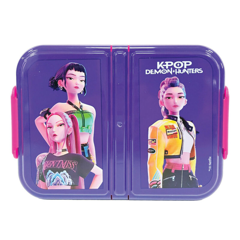 K-pop Demon Hunters Girls Πολυχωριστικό Δοχείο Φαγητού 18×14×6 cm 5904658