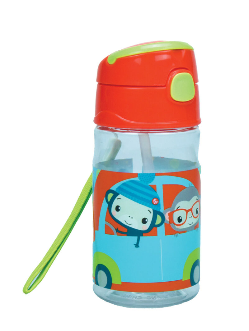 Fisher-Price Animals Πλαστικό Παγούρι με Καλαμάκι 350 ml 5873603