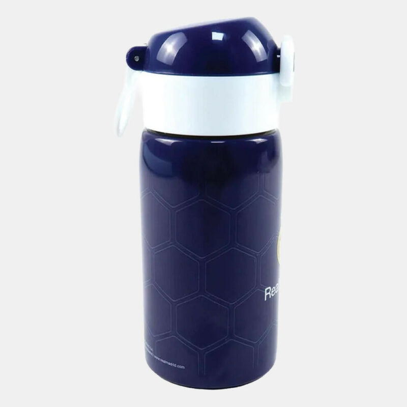 Real Madrid Blue Αλουμινένιο Παγούρι με Καλαμάκι 500 ml 5905792