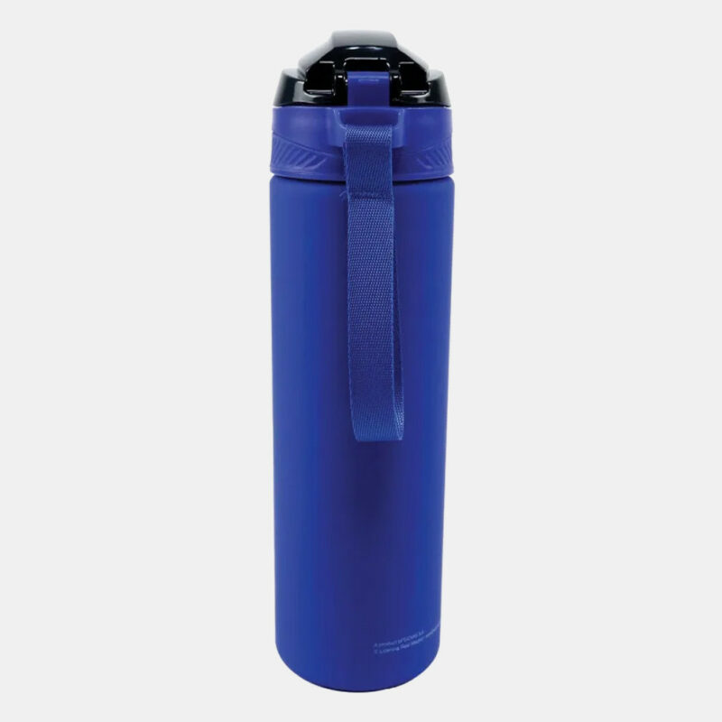 Real Madrid Blue Ματ Πλαστικό Παγούρι με Καλαμάκι 700 ml 5905798