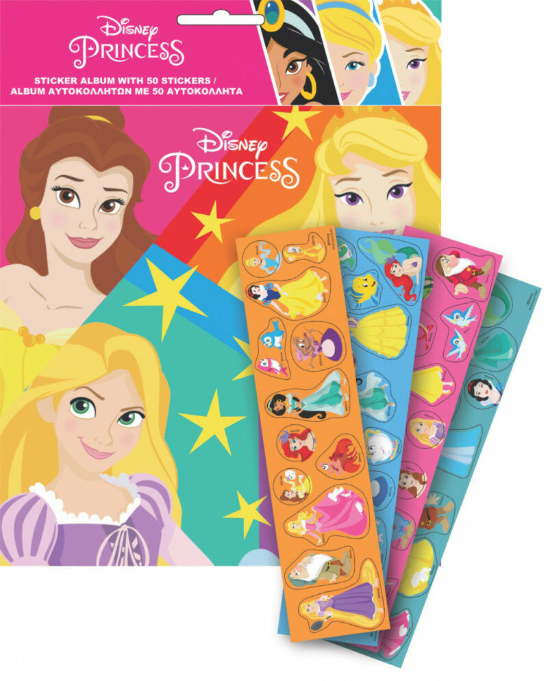 Disney Princess Jointly Σετ Αυτοκόλλητων 50 Τεμαχίων 5894318